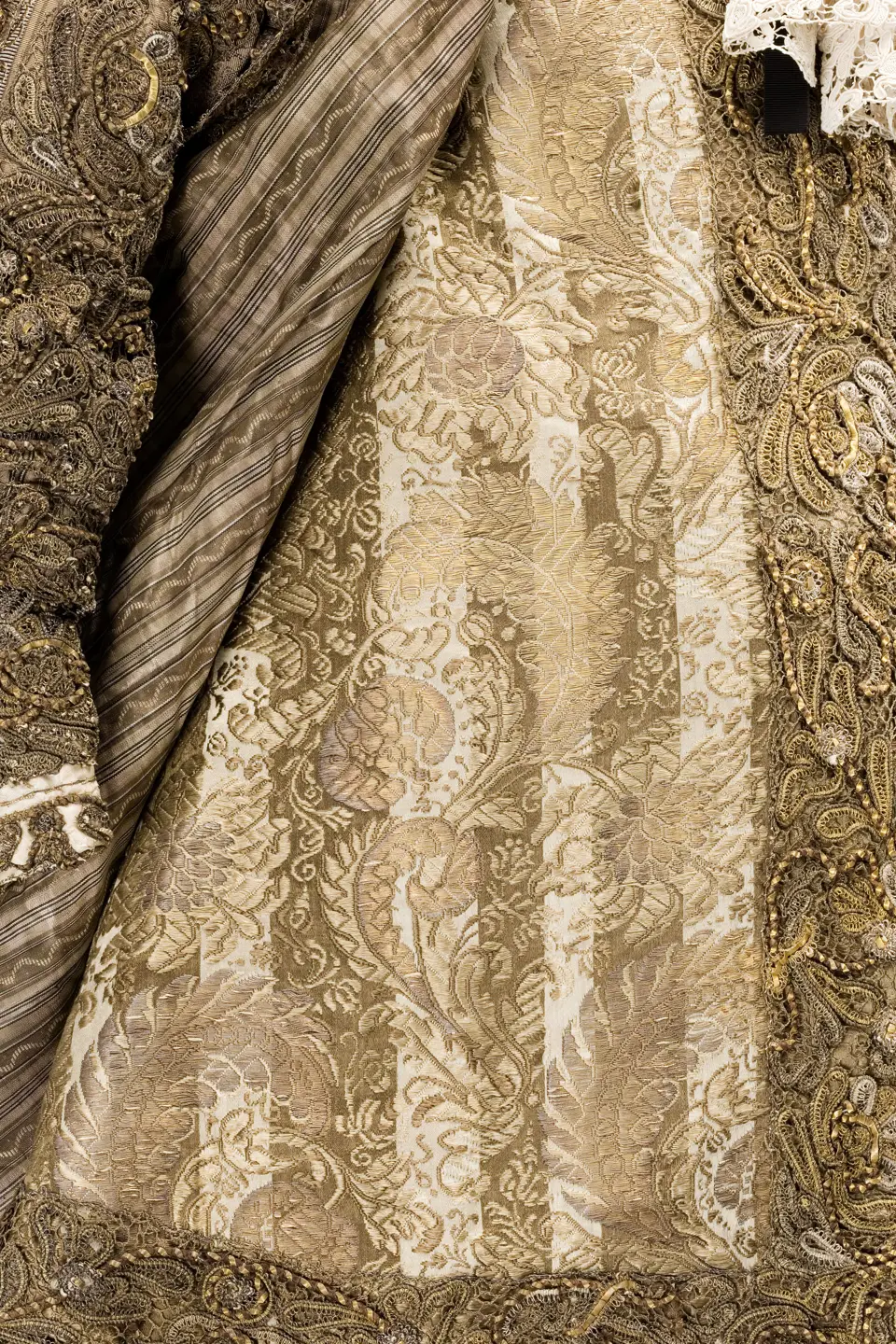 Frederik III’s costume, lining details, c. 1665–69