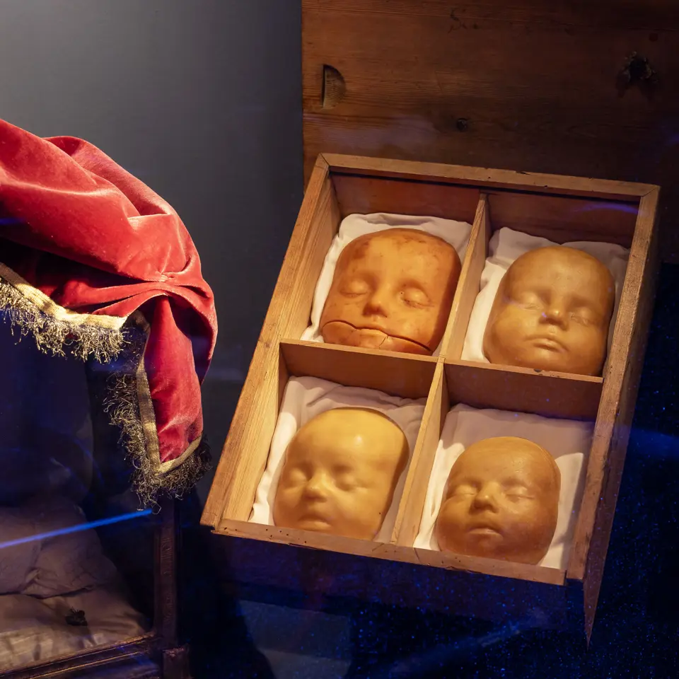 Udstillede dødsmasker