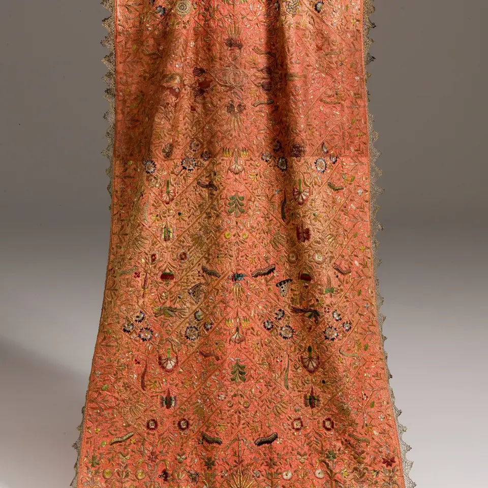 Christian IV’s silk scarf, c. 1630–40