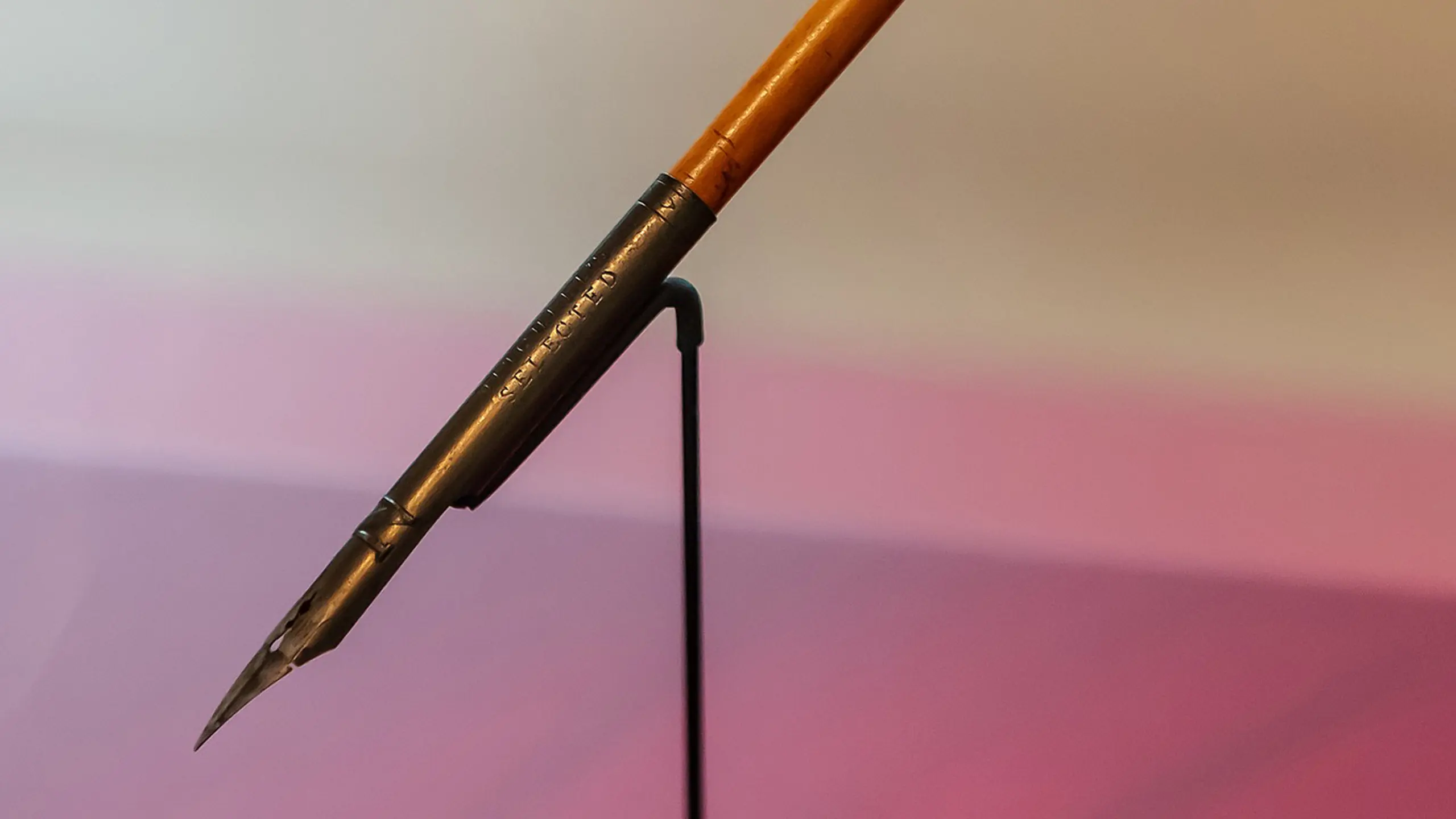 Today, the pen that was used to sign the 1849 Constitution is on display at Rosenborg Castle