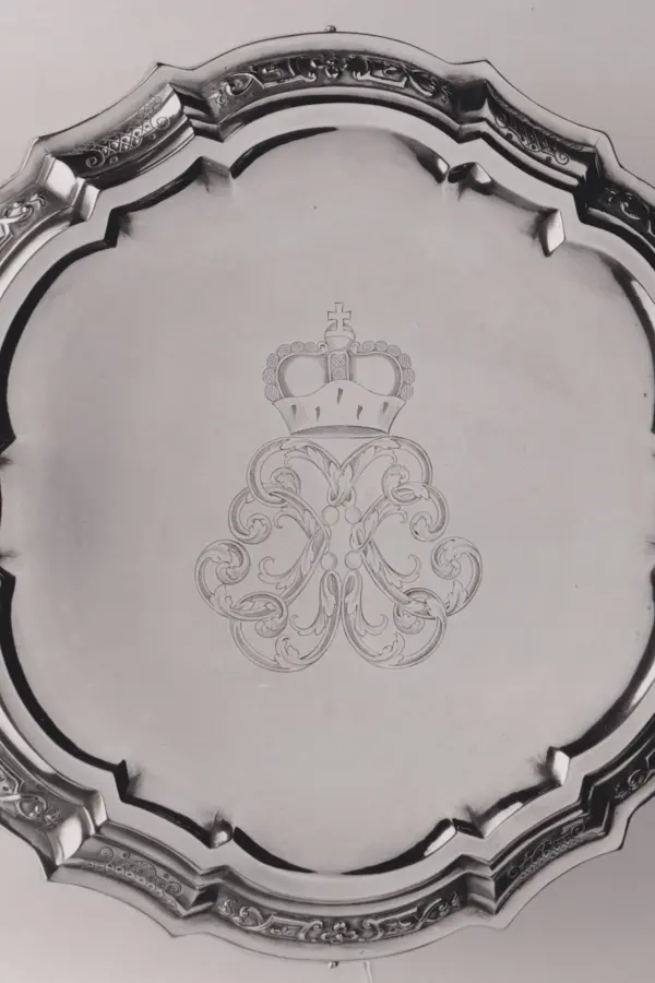 Smaller silver gueridons