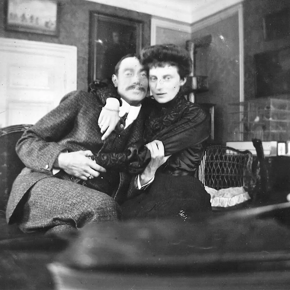 The young couple
